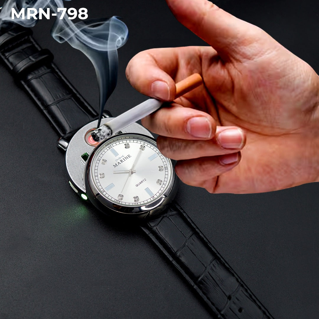 Reloj Marine con Encendedor y USB Recargable