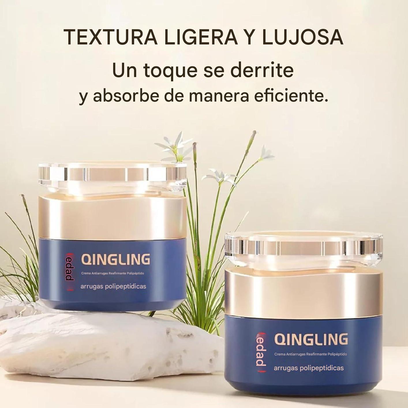Crema Qingling, es reafirmante, Antiarrugas, Rejuvenecimiento, Antienvejecimiento