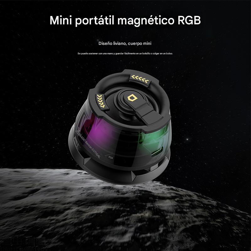 Altavoz Bluetooth Magnético Multifuncional y Soporte Portátil DY001