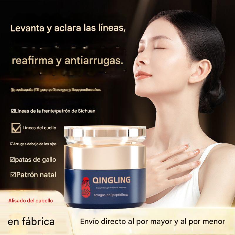 Crema Qingling, es reafirmante, Antiarrugas, Rejuvenecimiento, Antienvejecimiento
