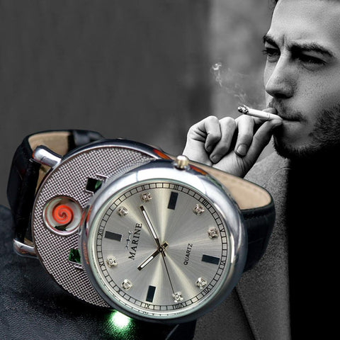 Reloj Marine con Encendedor y USB Recargable
