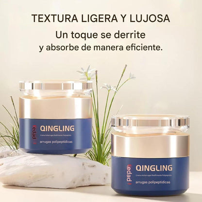 Crema Qingling, es  reafirmante, Antiarrugas, Rejuvenecimiento, Antienvejecimiento